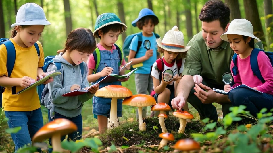 Bambini e funghi: come insegnargli a conoscerli e rispettarli